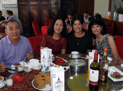 Lunch with Suting's Parents+Ms. Li, her teacher