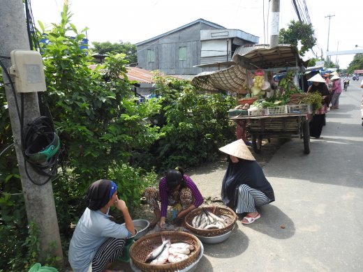 Chau Doc.Cham Village.Street Market