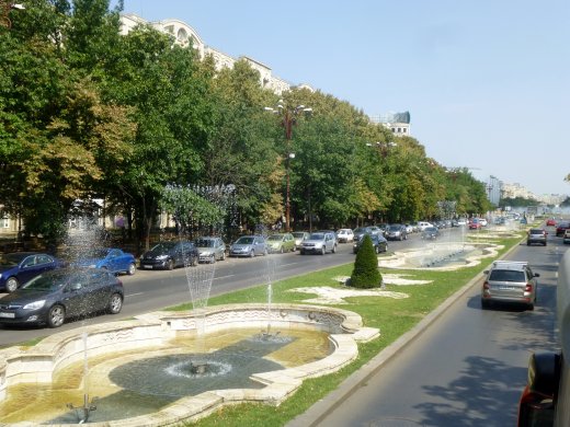 Street of Fountains near Parliament Palace