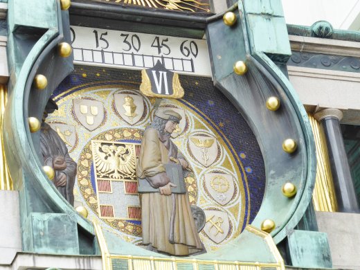 Der Anker Clock.Display at Noon - 6. Hans Puchsbaum