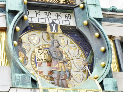 Der Anker Clock.Display at Noon - 10. Prince Eugene of Savoy