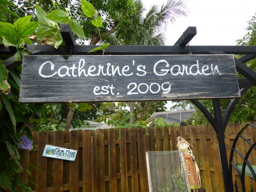 Cathy's Garden Sign
