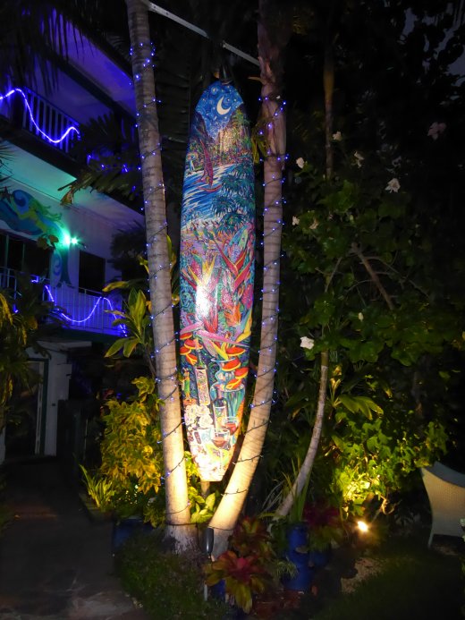 Decorated Surfboard