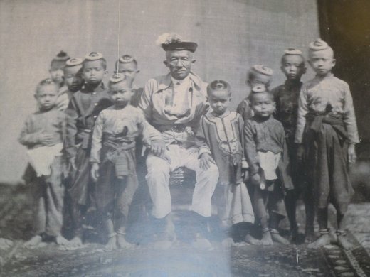 King Rama IV with His Children
