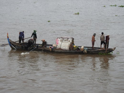 Fishermen on The Mekong